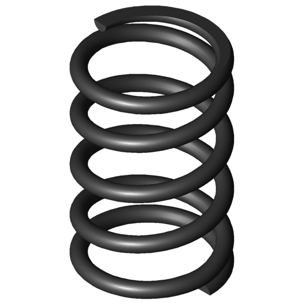 CAD image Compression springs D-076