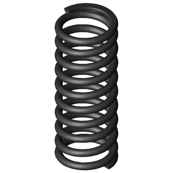 CAD image Compression springs D-080B