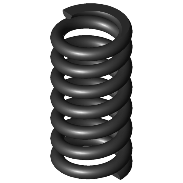 Obraz CAD Sprezyny naciskowe D-087