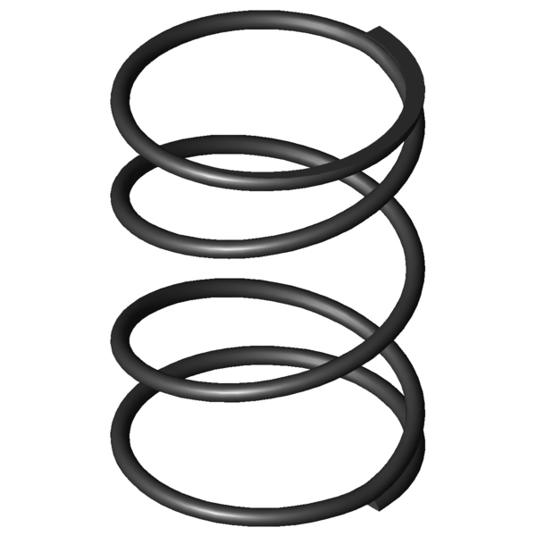 CAD image Compression springs D-090E-01