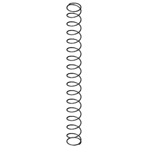 CAD-Bild Druckfedern D-090H