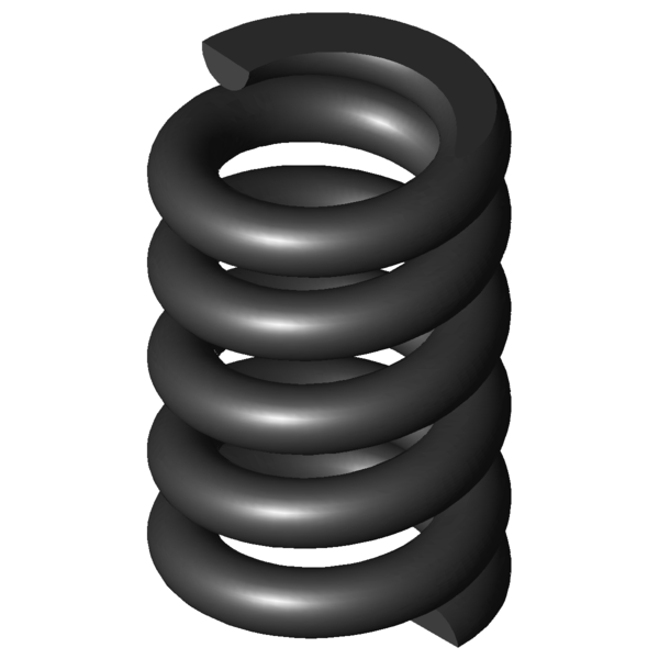 CAD-Bild Druckfedern D-090R