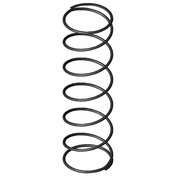 CAD obrázek Tlacné pružiny D-090W-02