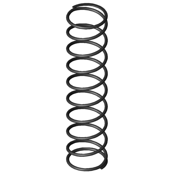 Imagem CAD Molas de compressão D-093