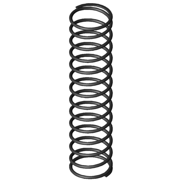 CAD obrázek Tlacné pružiny D-093A