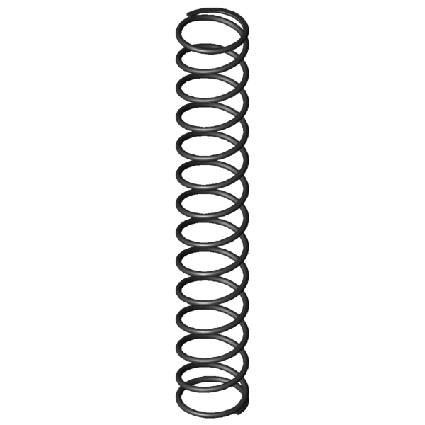 CAD obrázek Tlacné pružiny D-095E