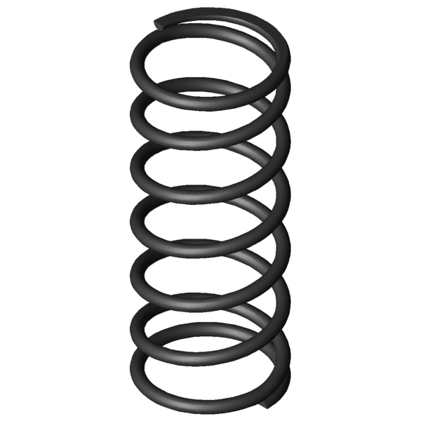 CAD image Compression springs D-097