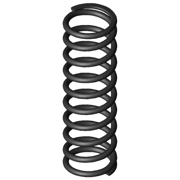 CAD image Compression springs D-103