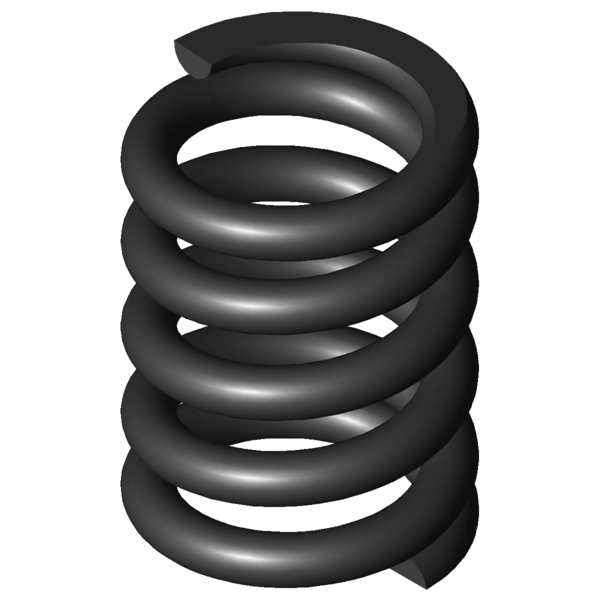 CAD image Compression springs D-110B