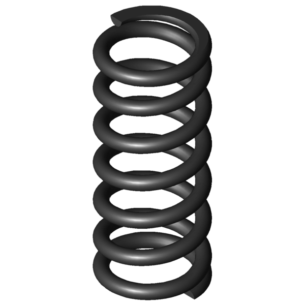 Imagem CAD Molas de compressão D-117B