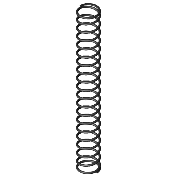 Imagen CAD Muelles de compresión D-127