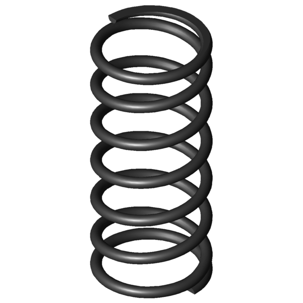 Imagen CAD Muelles de compresión D-127C