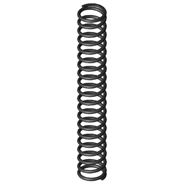 Imagem CAD Molas de compressão D-132