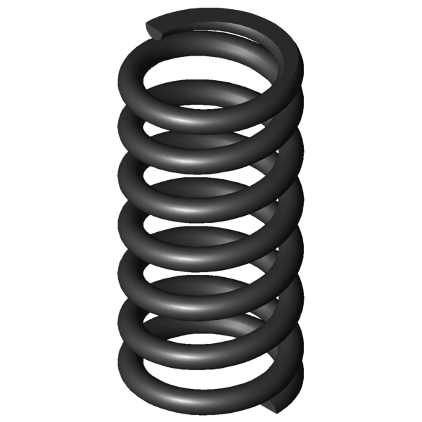 Imagem CAD Molas de compressão D-134