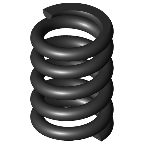 CAD image Compression springs D-138