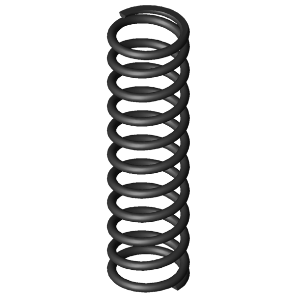 Imagen CAD Muelles de compresión D-143J