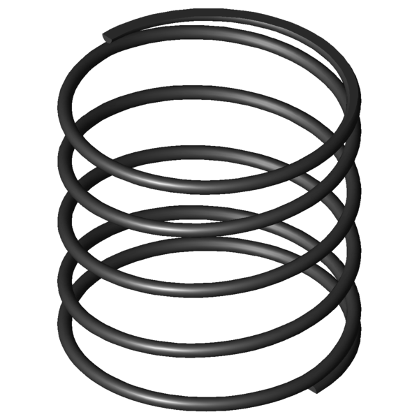 CAD image Compression springs D-145DF