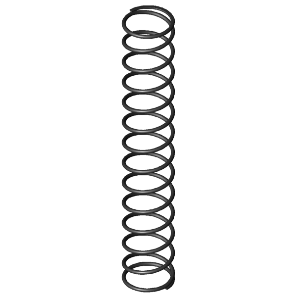 Imagem CAD Molas de compressão D-149