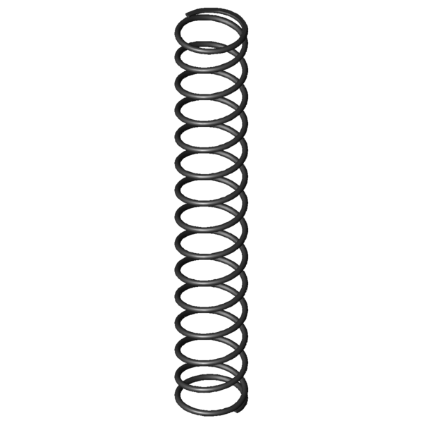 Imagen CAD Muelles de compresión D-150E