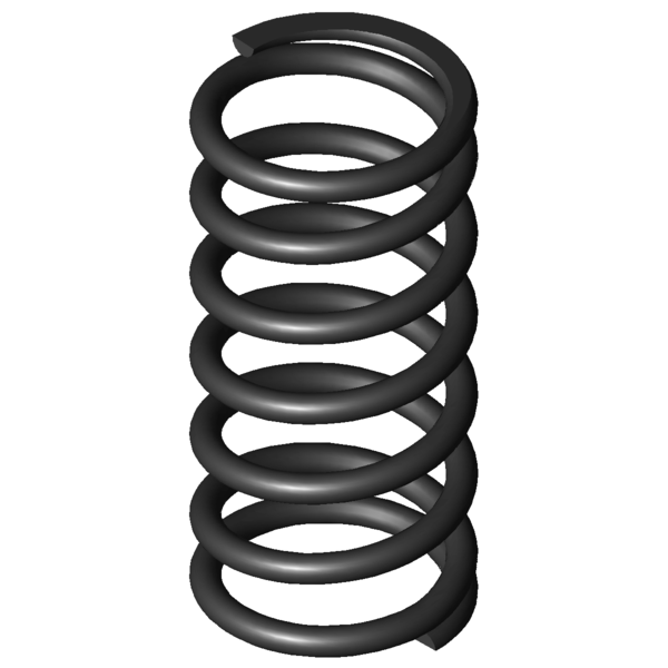 CAD image Compression springs D-160