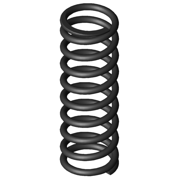 Immagine CAD Molle a compressione D-166