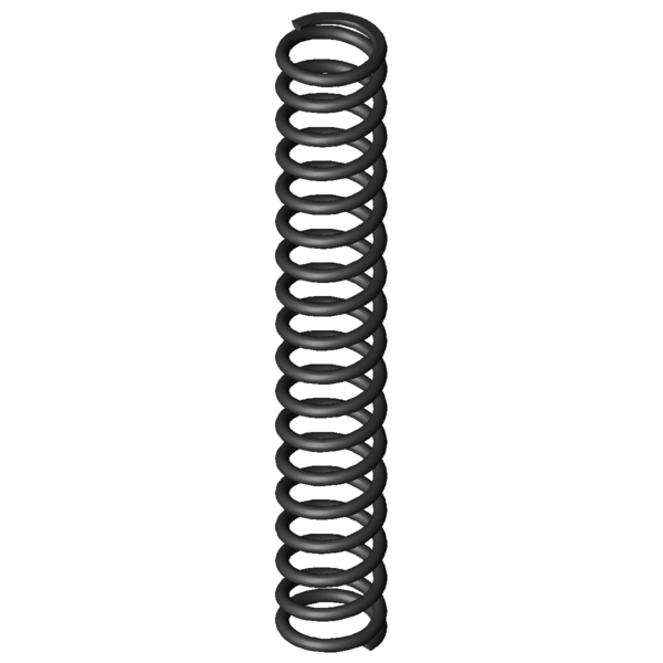 CAD image Compression springs D-166M