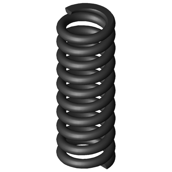 CAD image Compression springs D-176