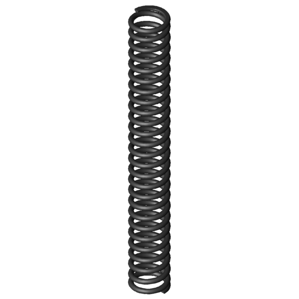 CAD kép nyomórugók D-180-06