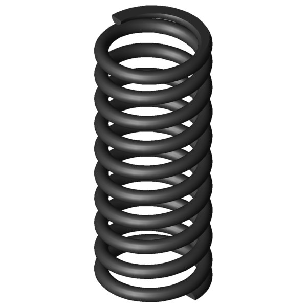 CAD image Compression springs D-180-12