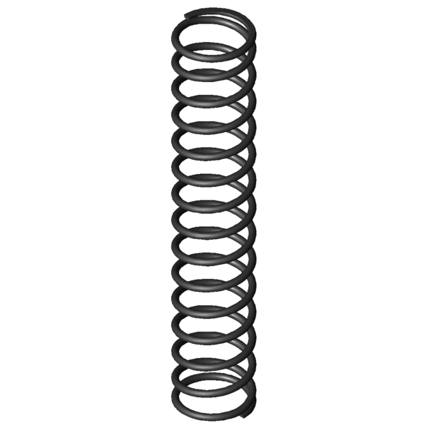 CAD image Compression springs D-180P-01