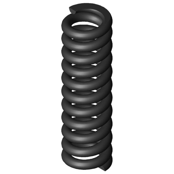 Imagen CAD Muelles de compresión D-180X