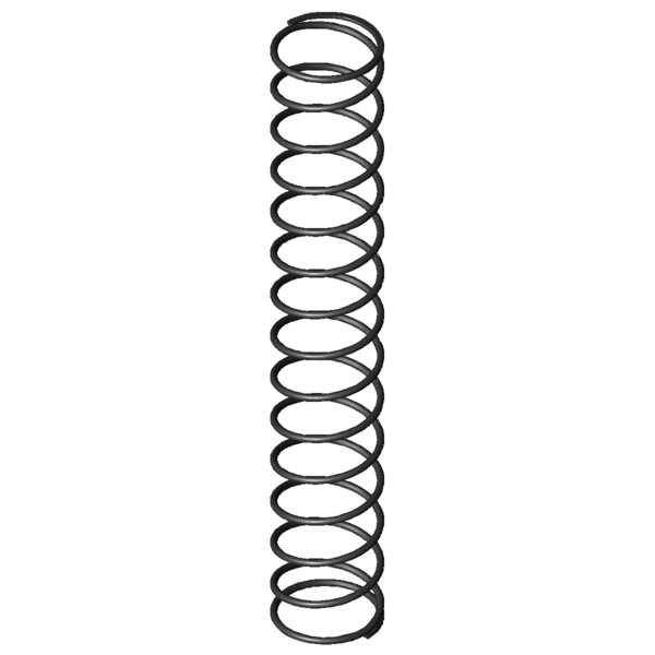 CAD image Compression springs D-180Y-04