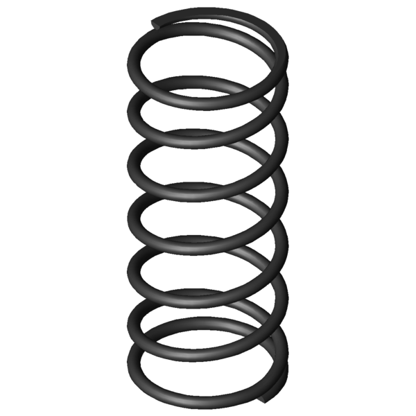 Immagine CAD Molle a compressione D-185D