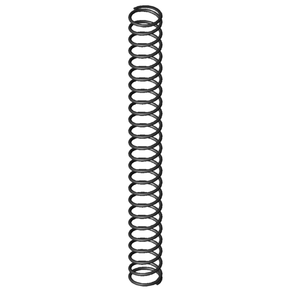 Immagine CAD Molle a compressione D-190A