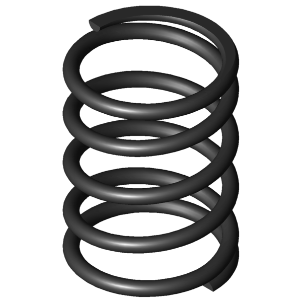 Immagine CAD Molle a compressione D-190B