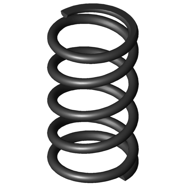 CAD image Compression springs D-191