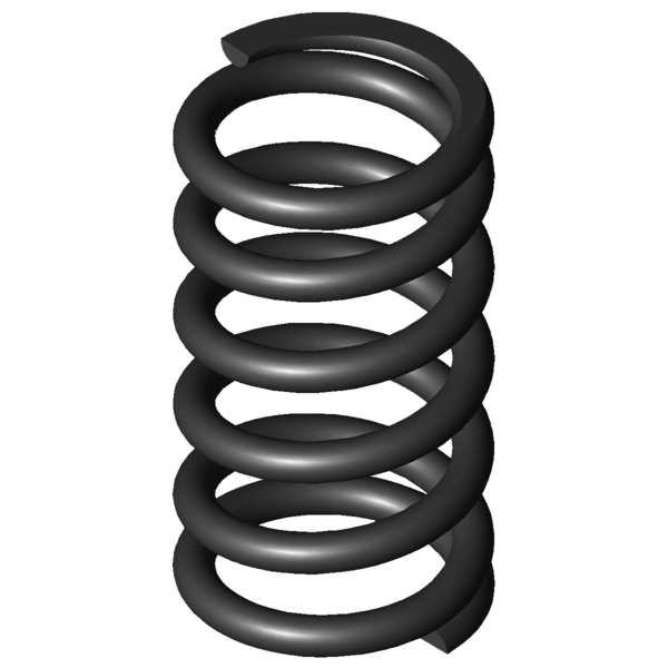Immagine CAD Molle a compressione D-195A-13