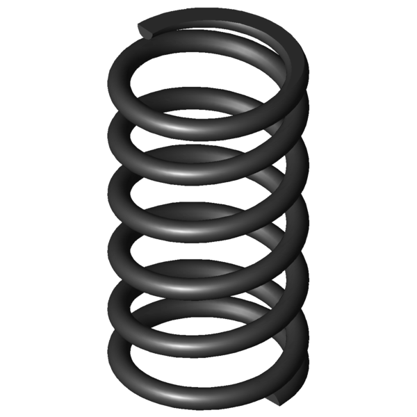 Immagine CAD Molle a compressione D-195A-15