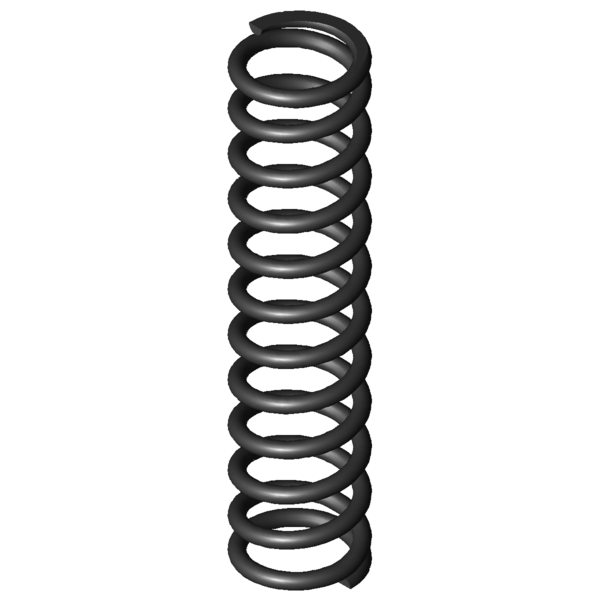 Immagine CAD Molle a compressione D-195A-21