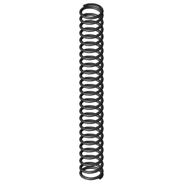 Immagine CAD Molle a compressione D-195A