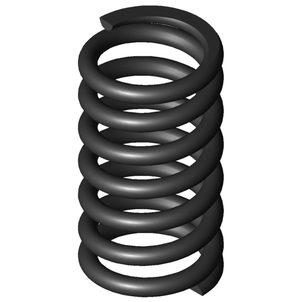 Immagine CAD Molle a compressione D-196A