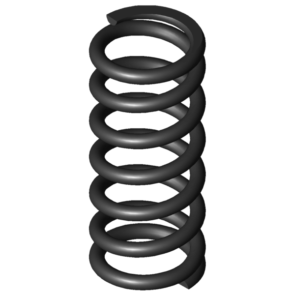 CAD image Compression springs D-197