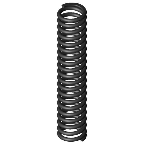 Immagine CAD Molle a compressione D-199A