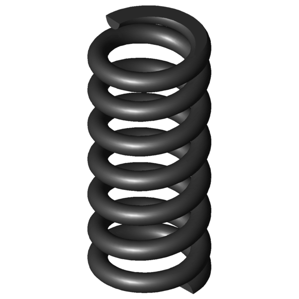 Imagem CAD Molas de compressão D-202