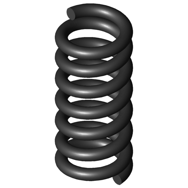 Imagem CAD Molas de compressão D-2021