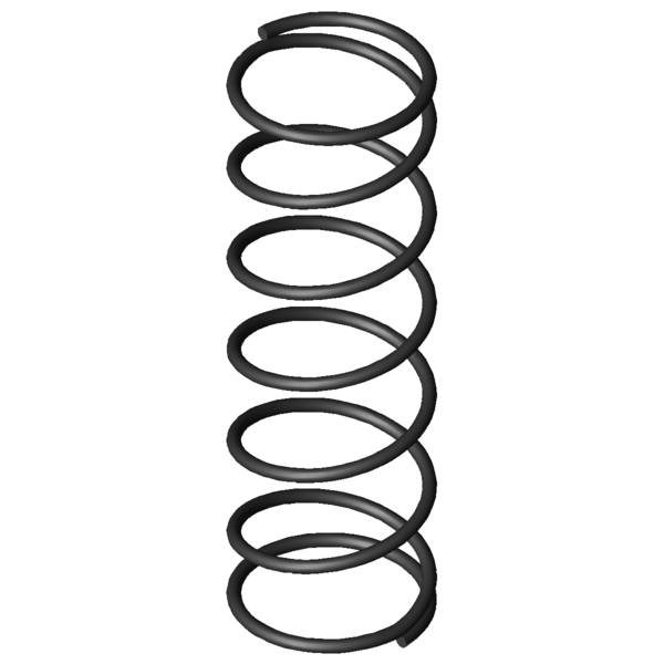 CAD image Compression springs D-2026