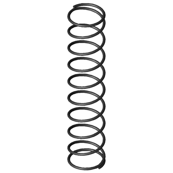 CAD image Compression springs D-2027