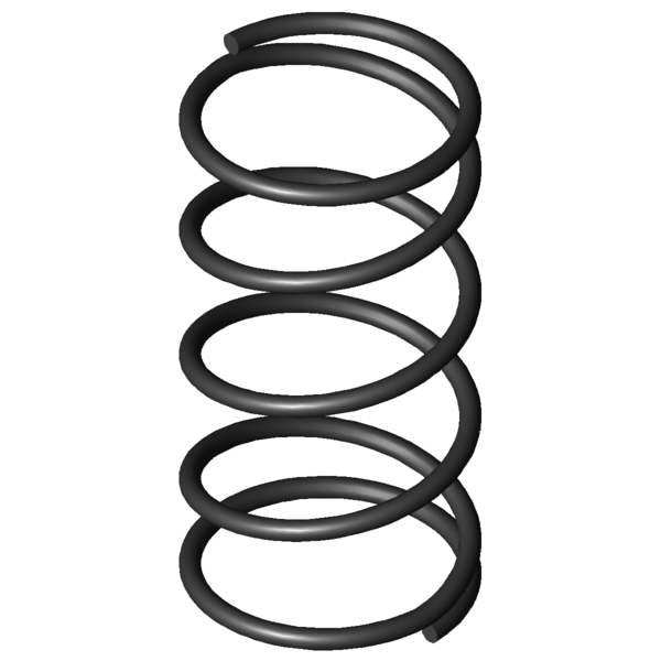 Imagen CAD Muelles de compresión D-2051