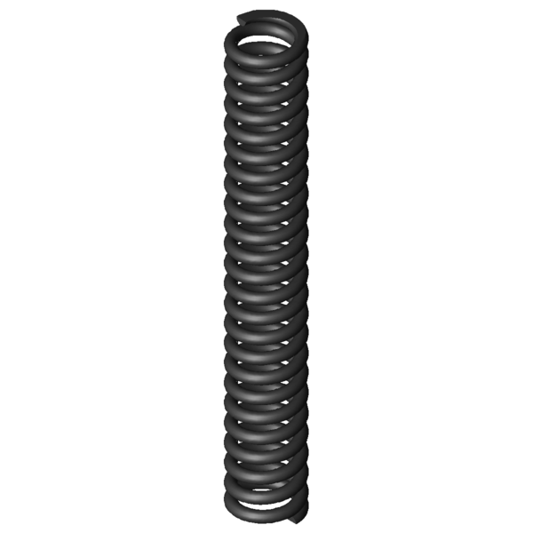 Imagen CAD Muelles de compresión D-205A