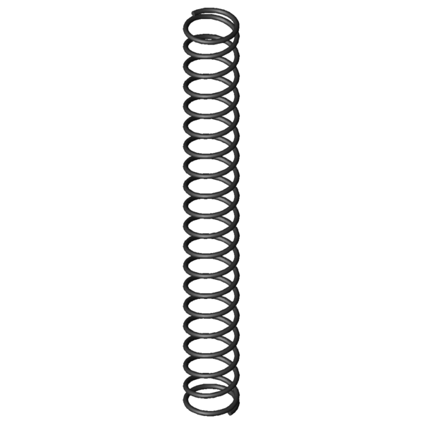 Imagen CAD Muelles de compresión D-2060